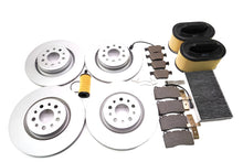 Load image into Gallery viewer, Maserati Ghibli Base brake pads rotors filters service kit #797