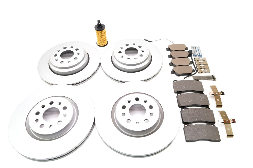 Maserati Ghibli Base brake pads rotors service kit FREE FILTER #792