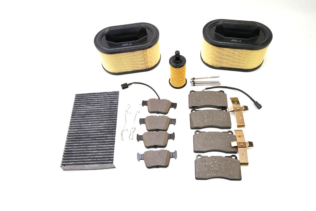Maserati Ghibli Base brake pads rotors filters service kit #797