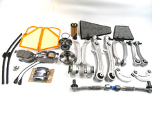 Load image into Gallery viewer, Bentley Flying Spur Gt Gtc suspension control arms hub bearings brake pads filters #611