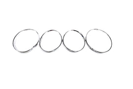 Bentley Gt Gtc Flying Spur headlight chrome trim rings #1614