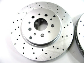 Maserati GranTurismo Gt rear brake rotor 2 pieces PREMIUM TopEuro #201