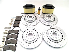 Maserati Ghibli Quattroporte brake pads rotors #860 14-16 FREE AIR & OIL FILTERS