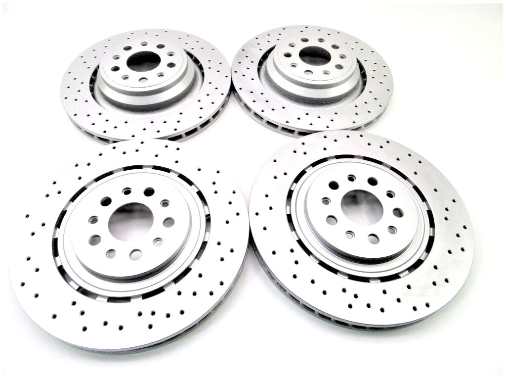 Maserati Ghibli Quattroporte brake pads rotors filters belt service kit #857 14-16