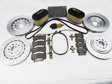 Load image into Gallery viewer, Maserati Ghibli Quattroporte brake pads rotors filters belts service kit #333