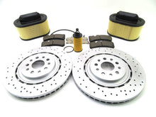 Load image into Gallery viewer, Maserati Ghibli Quattroporte front brake pads rotors filters service kit #871