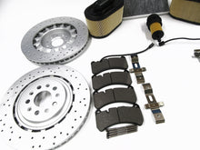 Load image into Gallery viewer, Maserati Ghibli Quattroporte brake pads rotors filters service kit #335
