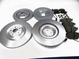 Bentley GT GTC Flying Spur front rear brake pads & rotors TopEuro #664