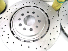 Load image into Gallery viewer, Maserati Ghibli Quattroporte 14-16 front rear brake pads rotors + 4 FILTERS #521