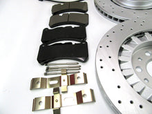 Load image into Gallery viewer, Maserati Ghibli Quattroporte 14-16 front rear brake pads rotors + 4 FILTERS #521