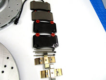 Load image into Gallery viewer, Maserati Ghibli Quattroporte 14-16 front rear brake pads rotors + 4 FILTERS #521