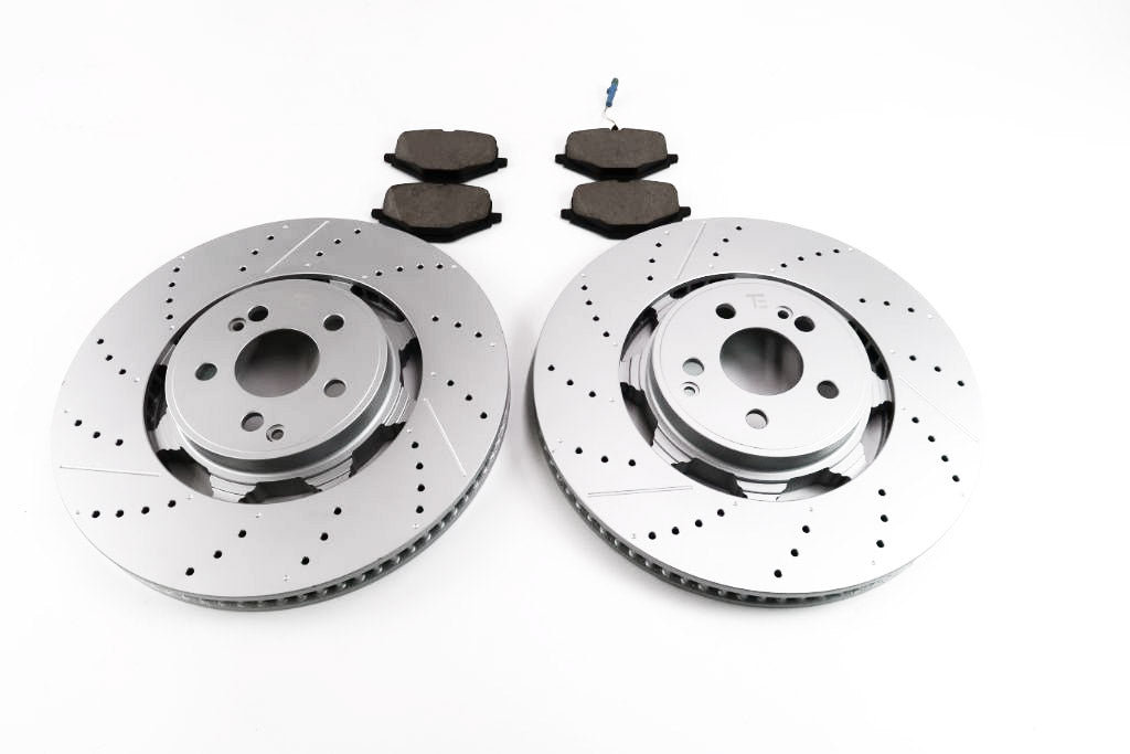 Mercedes Gle63 Gls63 Amg rear brake pads & rotors TopEuro #1619