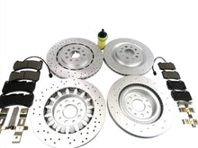 Load image into Gallery viewer, Maserati Ghibli Quattroporte 17-21 front rear brake pads &amp; rotors FREE OIL FILTER #529