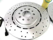 Load image into Gallery viewer, Maserati Ghibli Quattroporte 17-24 front rear brake pads &amp; rotors FREE OIL FILTER #529