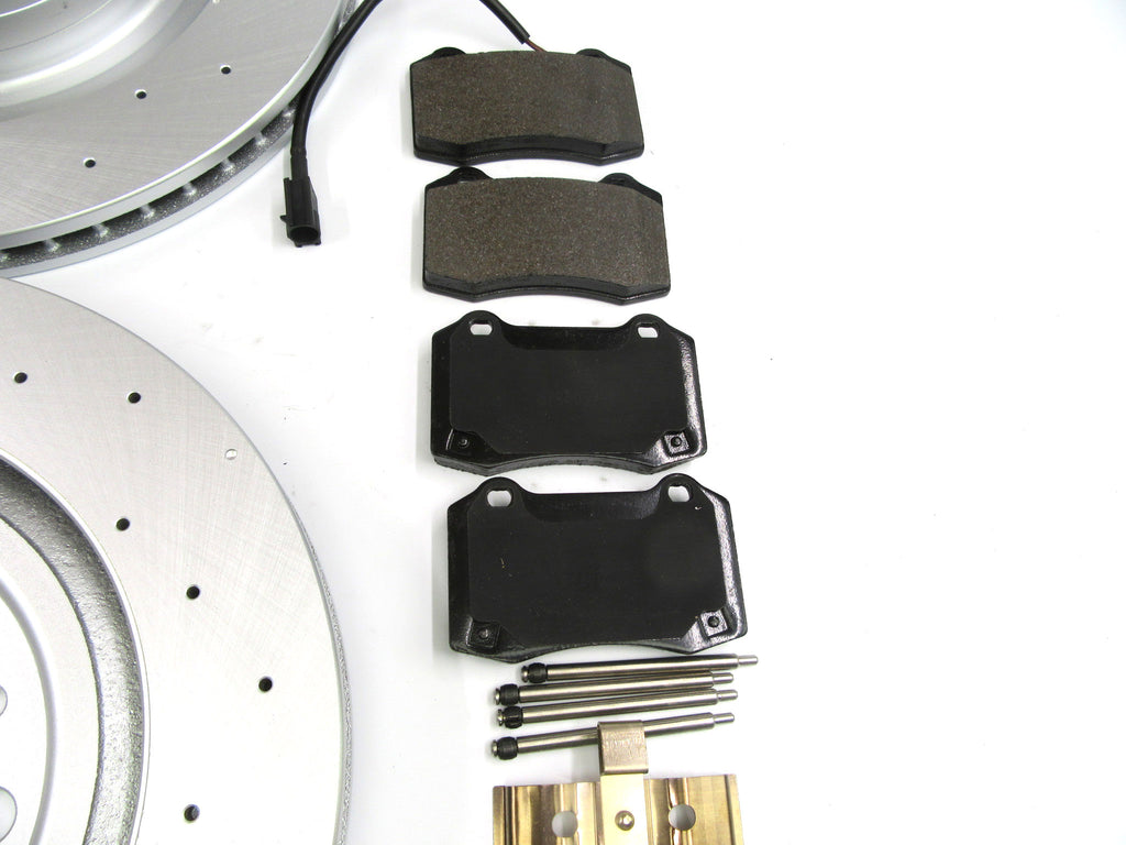 Maserati Ghibli Quattroporte 17-24 front rear brake pads & rotors FREE OIL FILTER #529