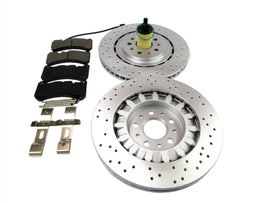 Maserati Ghibli Quattroporte front brake pads rotors + FREE OIL FILTER #530