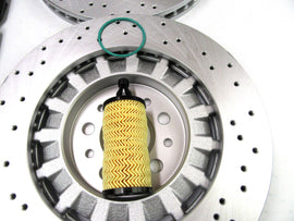 Maserati Ghibli Quattroporte front brake pads rotors + FREE OIL FILTER #530