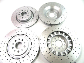 Maserati Levante S front rear brake rotors set 4pcs TopEuro #272 PREMIUM QUALITY