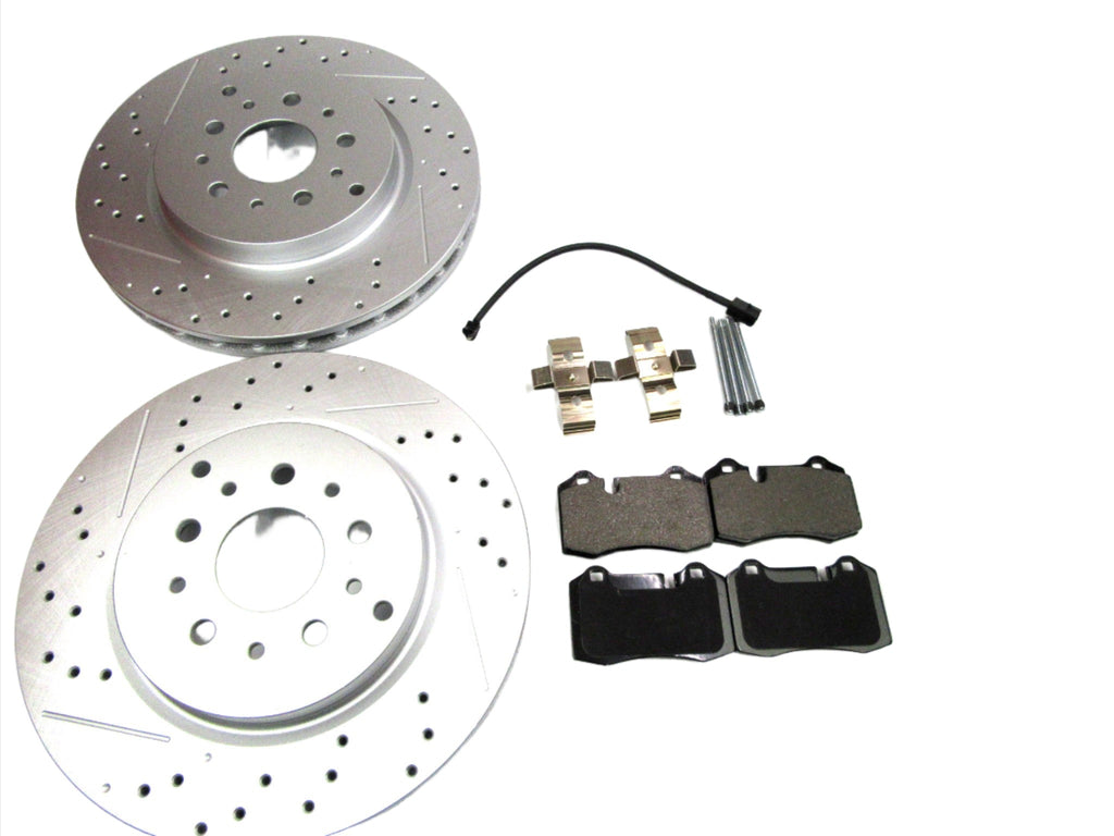 Maserati Gran Turismo Gt rear brake pads rotors low dust TopEuro #326