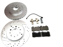 Load image into Gallery viewer, Maserati Gran Turismo Gt rear brake pads rotors low dust TopEuro #326