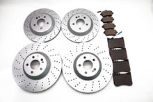 Load image into Gallery viewer, Mercedes S Class S550 S560 S450 front and rear brake pads &amp; rotors TopEuro #2203