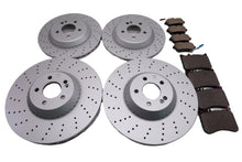 Load image into Gallery viewer, Mercedes S Class S550 S560 S450 front and rear brake pads &amp; rotors TopEuro #2713