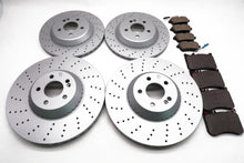 Load image into Gallery viewer, Mercedes S Class S550 S560 S450 front and rear brake pads &amp; rotors TopEuro #2203