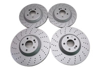 Load image into Gallery viewer, Mercedes S Class S550 S560 S450 front &amp; rear brake rotors TopEuro #2714
