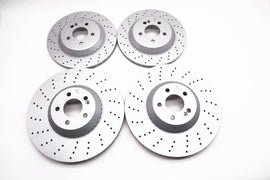 Mercedes S Class S550 S560 S450 front & rear brake rotors TopEuro #2204