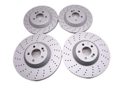 Mercedes S Class S550 S560 S450 front & rear brake rotors TopEuro #2714