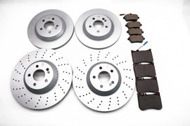 Mercedes S class S550 S560 S450 front and rear brake pads & rotors TopEuro #2207