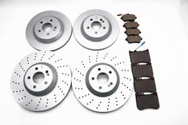 Mercedes S class S550 S560 S450 front and rear brake pads & rotors TopEuro #2207