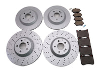 Load image into Gallery viewer, Mercedes S class S550 S560 S450 front and rear brake pads &amp; rotors TopEuro #2717