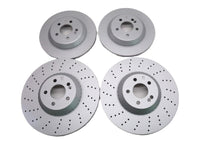 Load image into Gallery viewer, Mercedes S Class S550 S560 S450 front and rear brake rotors TopEuro #2718
