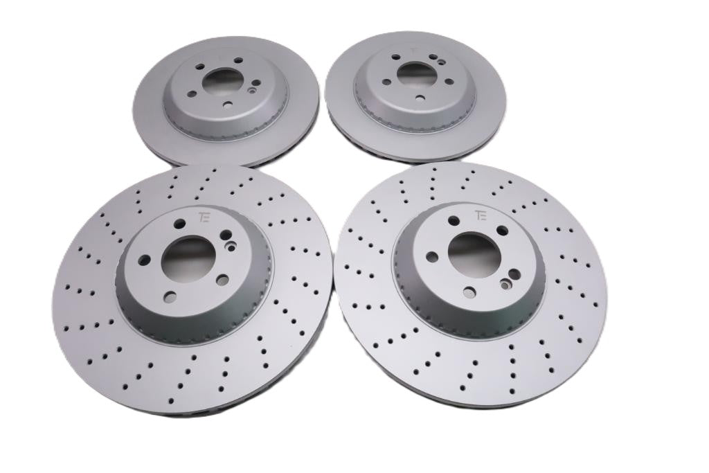 Mercedes S Class S550 S560 S450 front and rear brake rotors TopEuro #2718