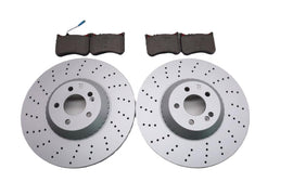 Mercedes S class S550 front brake pads & rotors TopEuro #2722