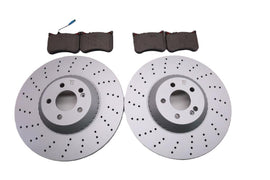 Mercedes S class S550 front brake pads & rotors TopEuro #2722