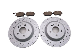 Mercedes S class S550 S560 S450 rear brake pads & rotors TopEuro #2715