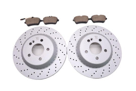 Mercedes S class S550 S560 S450 rear brake pads & rotors TopEuro #2715