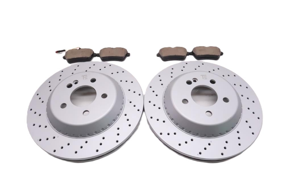 Mercedes S class S550 S560 S450 rear brake pads & rotors TopEuro #2715