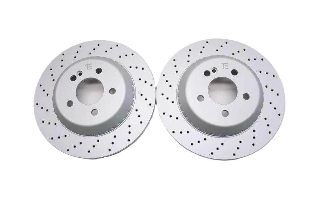 Mercedes S class S550 S560 S450 rear brake rotors TopEuro #2716