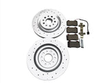 Maserati Quattroporte GTS rear brake pads and rotors TopEuro #681 2017-up