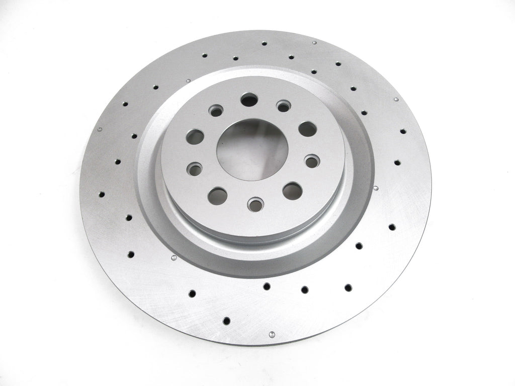 Maserati Quattroporte GTS rear brake pads and rotors TopEuro #681 2017-up