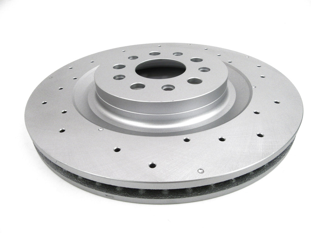 Maserati Quattroporte GTS rear brake pads and rotors TopEuro #681 2017-up