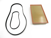 Load image into Gallery viewer, Maserati GranTurismo Quattroporte air filter &amp; serpentine belts service kit #396
