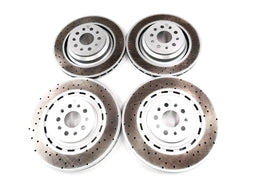 Maserati Quattroporte GTS 3.8 V8 front rear brake pads & rotors TopEuro #1561