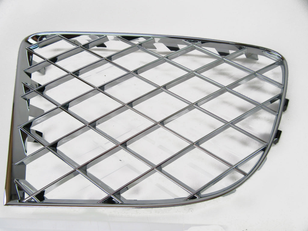 Bentley Continental Gt Gtc right front bumper grill chrome #707