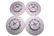 Load image into Gallery viewer, Mercedes E63 AMG S front rear brake disk rotors TopEuro #2703
