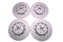 Load image into Gallery viewer, Mercedes E63 AMG S front rear brake disk rotors TopEuro #2703