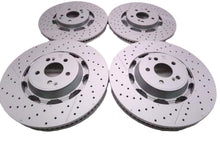 Load image into Gallery viewer, Mercedes E63 AMG S front rear brake disk rotors TopEuro #2703